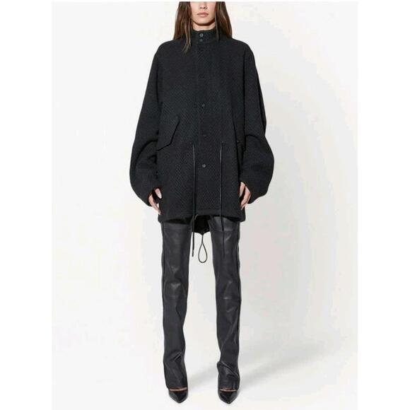 $721 RtA Women’s Black Dillinger Oversized Jacket – Size S– BNWT Made in Italy